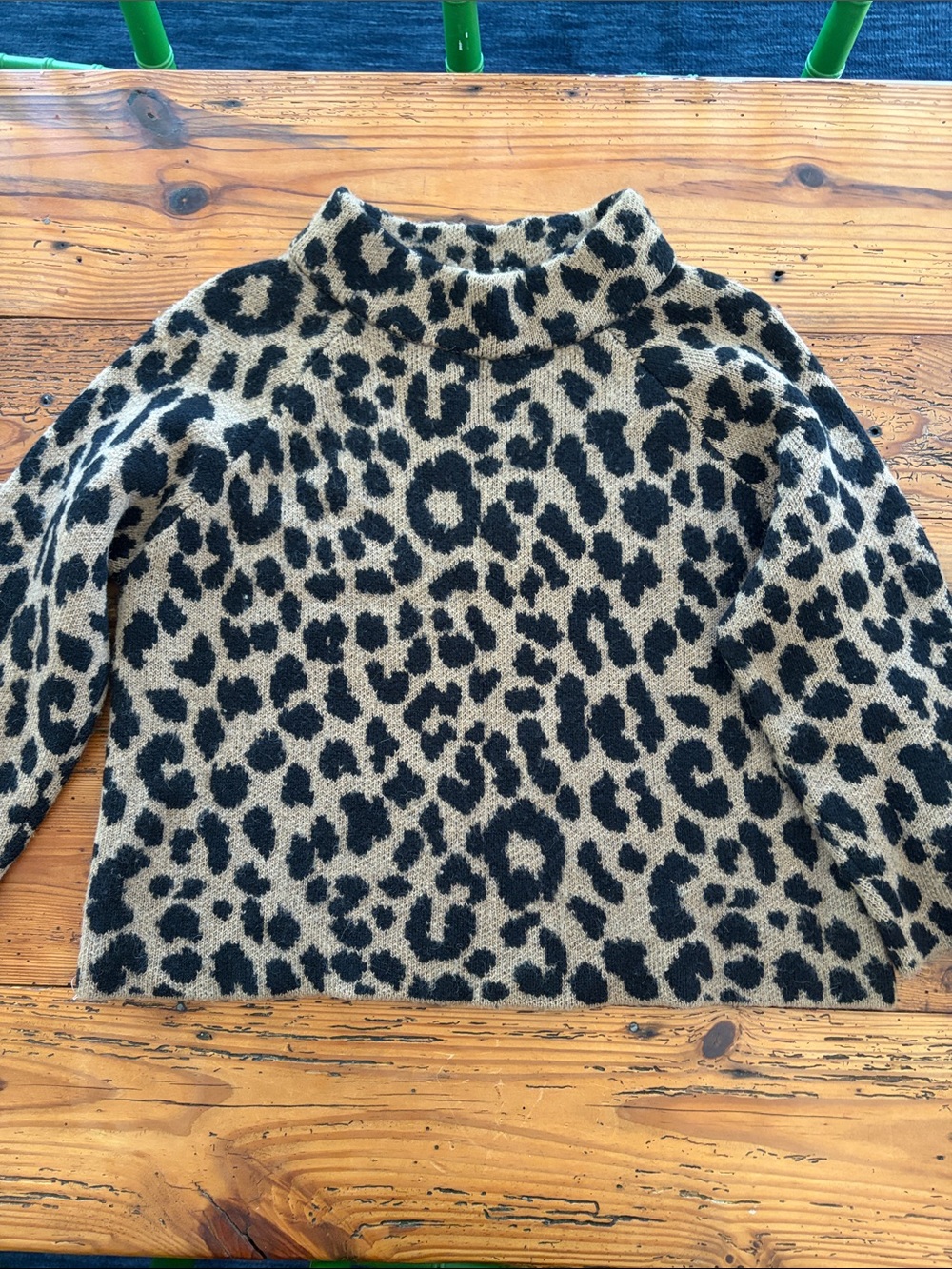 Kate Spade Leopard Mock Neck Sweater - Picture 5 of 11